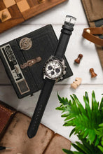 Load image into Gallery viewer, Morellato GRAFIC  Italian leather watch Strap BLACK 20mm