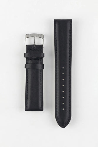 Morellato GRAFIC  Italian leather watch Strap BLACK 20mm