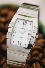 Load image into Gallery viewer, OMEGA Constellation Quadrella 1586.79.00 - Pewter &amp; Black
