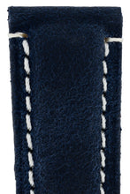 Load image into Gallery viewer, Vertigo Deployment  : Buffalo Suede Watch Strap BLUE 24mm - Pewter &amp; Black