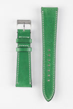 Load image into Gallery viewer, Pebro VIBRANT Genuine Leather Watch Strap in SHAMROCK GREEN