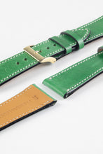 Load image into Gallery viewer, Pebro VIBRANT Genuine Leather Watch Strap in SHAMROCK GREEN