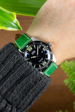 Load image into Gallery viewer, Pebro VIBRANT Genuine Leather Watch Strap in SHAMROCK GREEN