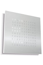 Load image into Gallery viewer, QLOCKTWO EARTH - STEEL SERIES - STAINLESS STEEL - Pewter &amp; Black
