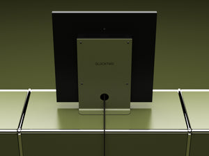 LIMITED EDITION - QLOCKTWO EARTH 45 & STAND - OLIVE GREEN