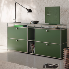 Load image into Gallery viewer, LIMITED EDITION - QLOCKTWO EARTH 45 &amp; STAND - OLIVE GREEN