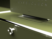 Load image into Gallery viewer, LIMITED EDITION - QLOCKTWO EARTH 45 &amp; STAND - OLIVE GREEN