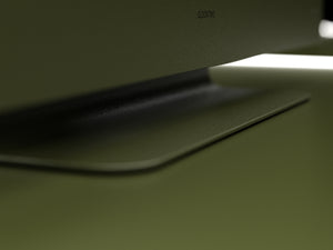 LIMITED EDITION - QLOCKTWO EARTH 45 & STAND - OLIVE GREEN