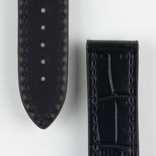 Load image into Gallery viewer, RIOS1931 - ENGINEER Alligator Embossed Leather Watch Strap - BLACK
