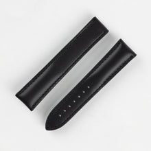 Load image into Gallery viewer, RIOS1931 - ENGINEER Calf Leather Watch Strap for folding clasp  - BLACK