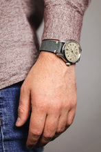 Load image into Gallery viewer, RIOS1931 BEDFORD Genuine Vintage Leather Watch Strap in Grey 19mm