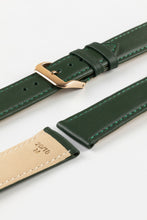 Load image into Gallery viewer, RIOS1931 TOSCANA Square-Padded Calfskin Leather Watch Strap Green