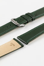 Load image into Gallery viewer, RIOS1931 TOSCANA Square-Padded Calfskin Leather Watch Strap Green