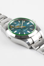 Load image into Gallery viewer, rolex milgauss green sapphire watch