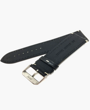 Load image into Gallery viewer, Hadley Roma Black Oil Tanned Leather Watch Strap 20mm