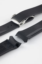 Load image into Gallery viewer, Rubber Strap for Omega X Swatch MoonSwatch
- BLACK - Pewter &amp; Black