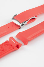 Load image into Gallery viewer, Rubber Strap for Omega X Swatch MoonSwatch - RED - Pewter &amp; Black