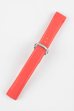 Load image into Gallery viewer, Rubber Strap for Omega X Swatch MoonSwatch - RED with stitching - Pewter &amp; Black