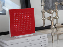 Load image into Gallery viewer, QLOCKTWO - EARTH 13.5 : PURE - CHERRY CAKE - Pewter &amp; Black