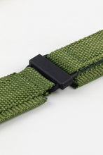 Load image into Gallery viewer, Tactical Hook &amp; Loop Honeycomb Nylon Watch Strap GREEN PVD