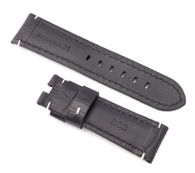 Load image into Gallery viewer, Deployment : Alligator-Embossed Leather Watch Strap YELLOW / WHITE