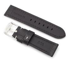 Load image into Gallery viewer, Firenze Alligator embossed Leather Watch Strap for Tang - BLUE / WHITE