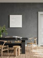Load image into Gallery viewer, QLOCKTWO EARTH - STEEL SERIES - WHITE PEPPER - Pewter &amp; Black
