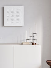 Load image into Gallery viewer, QLOCKTWO EARTH - STEEL SERIES - WHITE PEPPER - Pewter &amp; Black