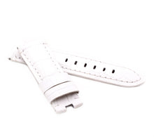 Load image into Gallery viewer, Deployment : Alligator-Embossed Leather Watch Strap WHITE