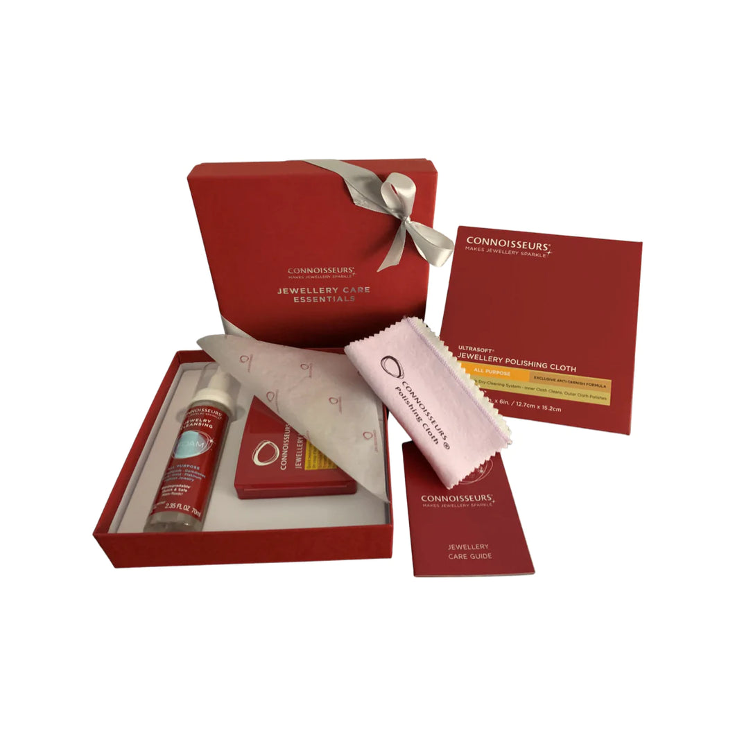 CONNOISSEURS Jewellery Cleaning FOAM, WIPES & GOLD CLOTH RRP £25.00