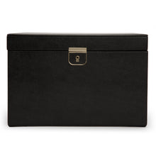 Load image into Gallery viewer, PALERMO Large Jewellery Box - BLACK ANTHRACITE - Pewter &amp; Black