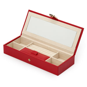 PALERMO Safe Deposit Box - RED - Pewter & Black