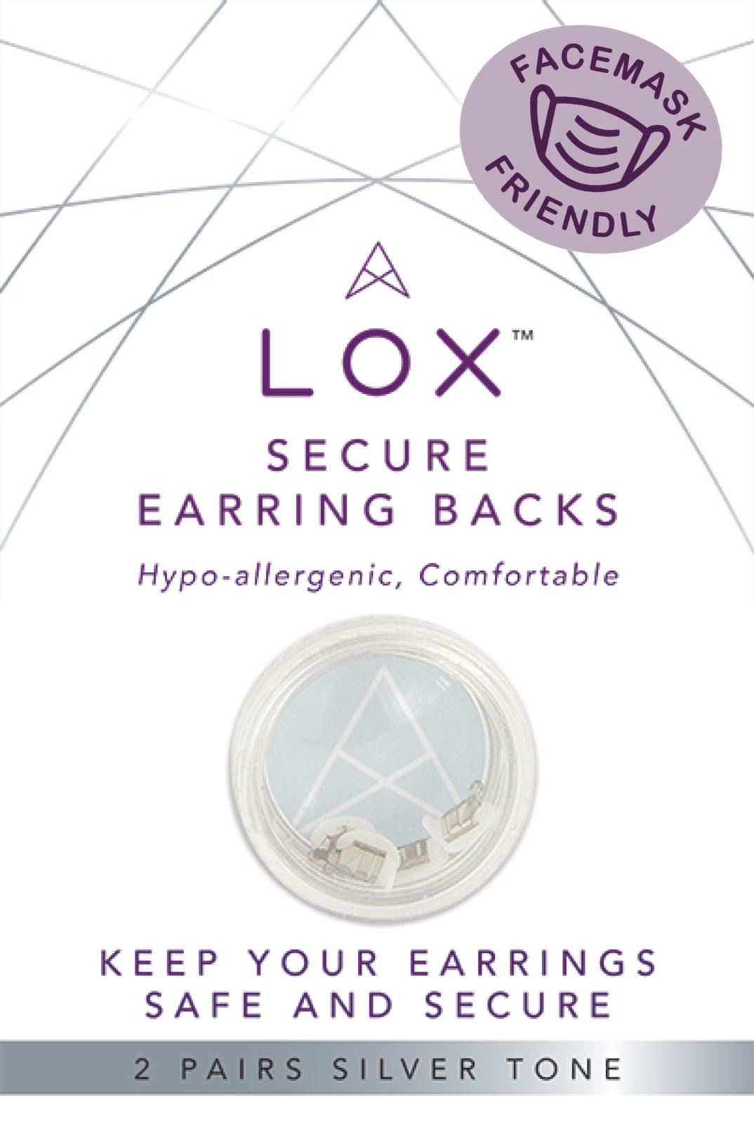 Why use secure, locking earring backs? - LOX