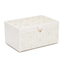 Load image into Gallery viewer, MARRAKESH Large Jewellery Box - CREAM - Pewter &amp; Black