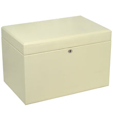 Load image into Gallery viewer, LONDON Large Jewellery Box  - CREAM - Pewter &amp; Black