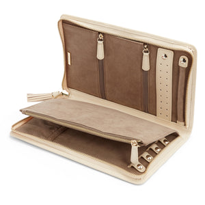 CAROLINE JEWELLERY LARGE PORTFOLIO - Pewter & Black
