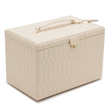 Load image into Gallery viewer, CAROLINE EXTRA LARGE JEWELLERY CASE - Pewter &amp; Black