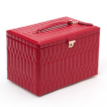 Load image into Gallery viewer, CAROLINE EXTRA LARGE JEWELLERY CASE - Pewter &amp; Black