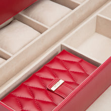 Load image into Gallery viewer, CAROLINE EXTRA LARGE JEWELLERY CASE - Pewter &amp; Black