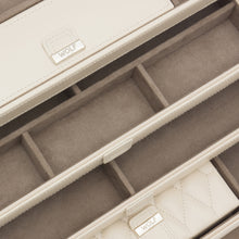 Load image into Gallery viewer, CAROLINE LARGE JEWELLERY CASE - Pewter &amp; Black