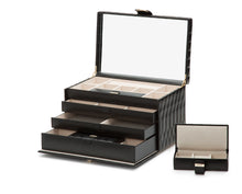 Load image into Gallery viewer, WOLF 1834 CAROLINE - LARGE LEATHER JEWELLERY CASE