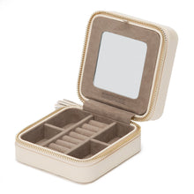 Load image into Gallery viewer, WOLF 1834 CAROLINE - LEATHER JEWELLERY ZIP TRAVEL CASE