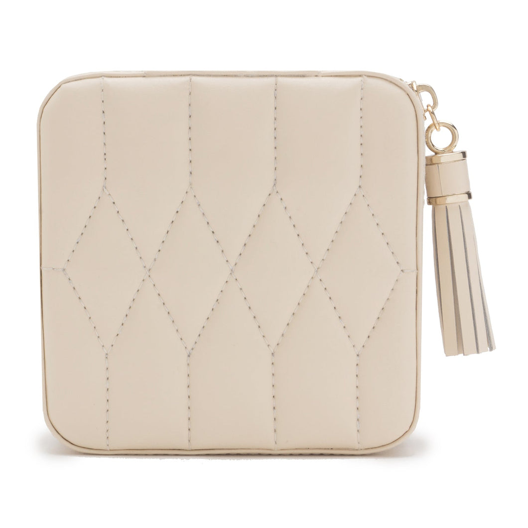 WOLF 1834 CAROLINE - LEATHER JEWELLERY ZIP TRAVEL CASE