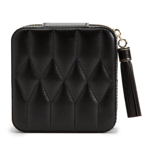 WOLF 1834 CAROLINE ZIP TRAVEL CASE - Pewter & Black