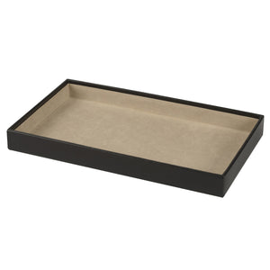 1.5" VAULT STACKING TRAY - BLACK - Pewter & Black