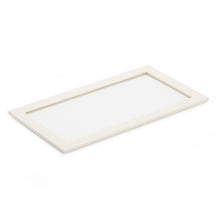 Load image into Gallery viewer, VAULT GLASS LID - IVORY - Pewter &amp; Black