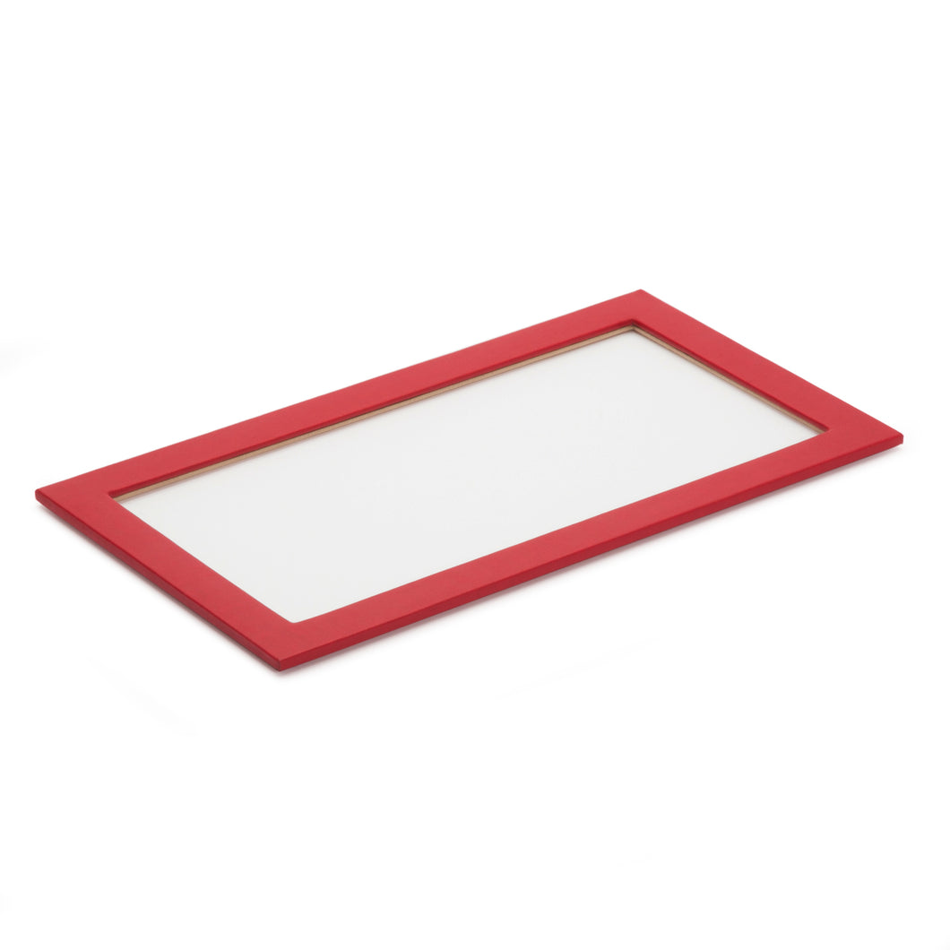 VAULT GLASS LID - RED - Pewter & Black