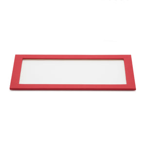 VAULT GLASS LID - RED - Pewter & Black