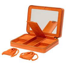Load image into Gallery viewer, MARIA LARGE ZIP CASE - TANGERINE