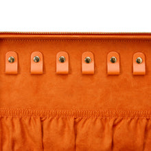 Load image into Gallery viewer, MARIA LARGE ZIP CASE - TANGERINE